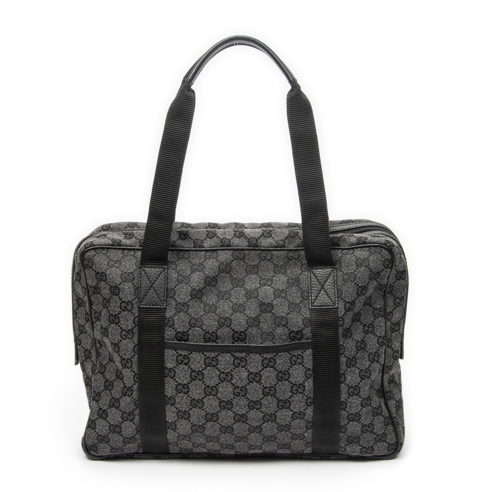 中古] GUCCI グッチラップトップバッグ黒GGデニムキャンバスA - メルカリ