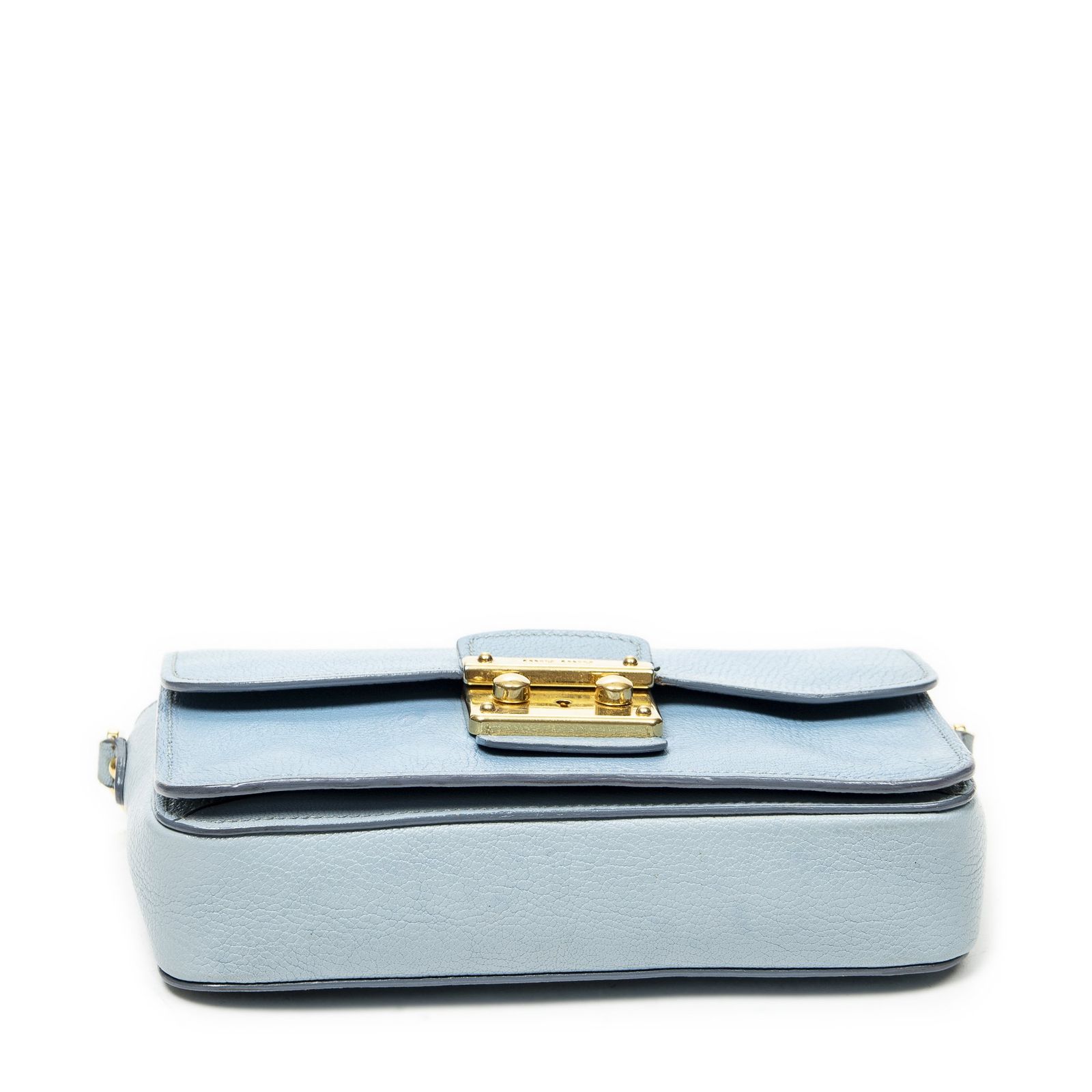 中古] MIU MIU ミュウミュウプッシュロック フラップ チェーン クロス