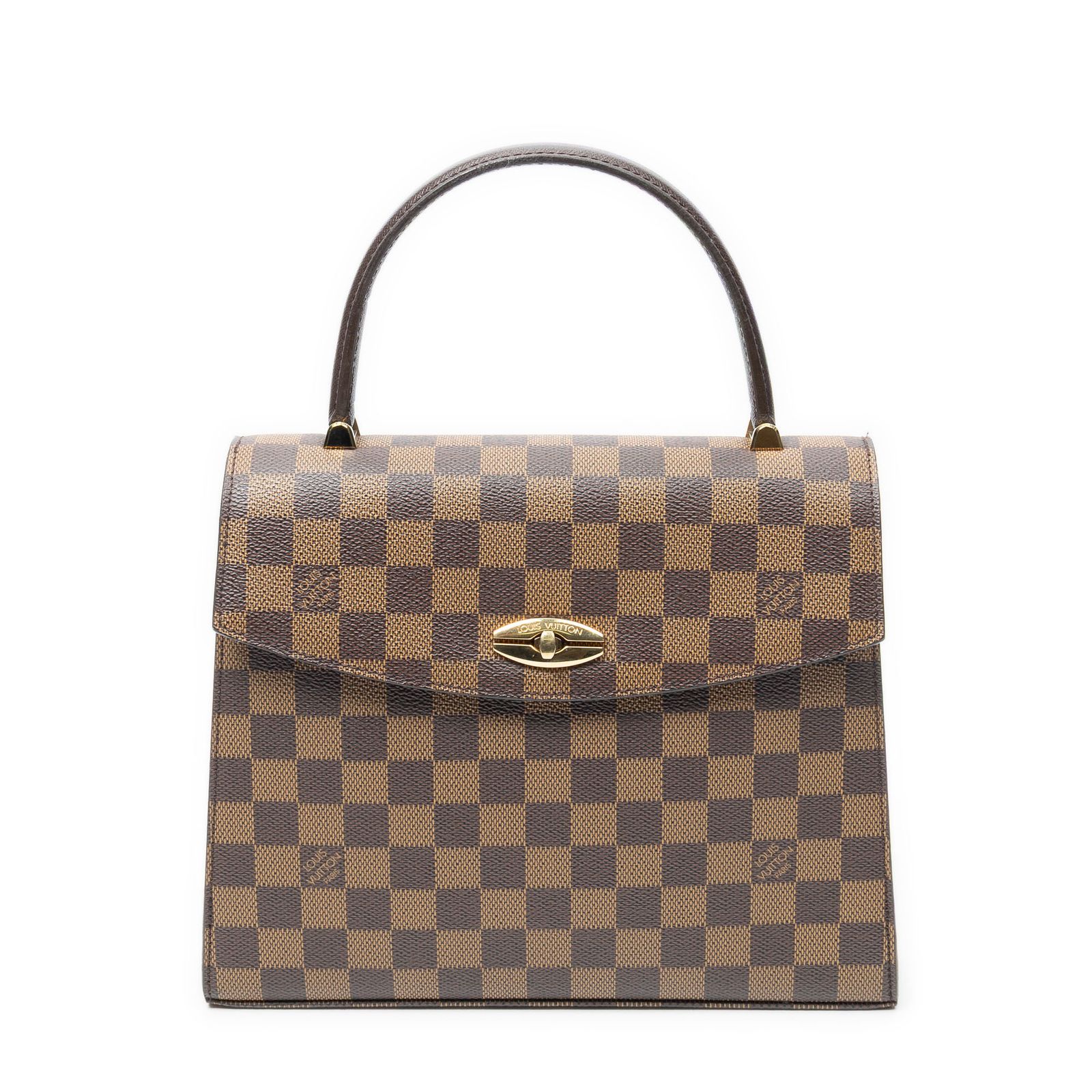 [中古] LOUIS VUITTON ルイヴィトンマルゼルブ茶色ダミエ エベヌA