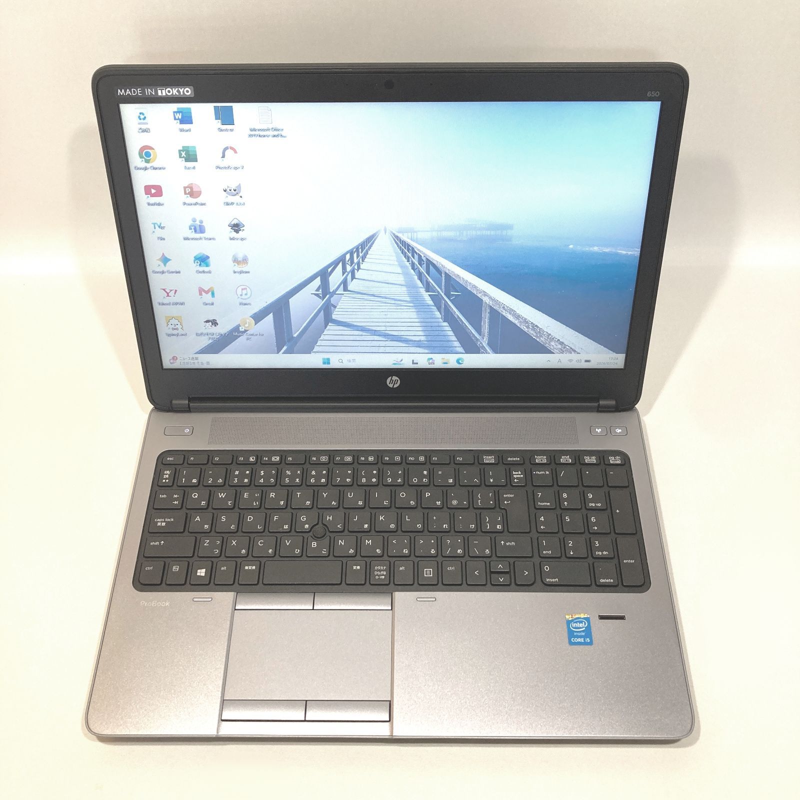 HP 650 G1 i5 SSD128GB Win11 Office搭載ノートPC - メルカリ