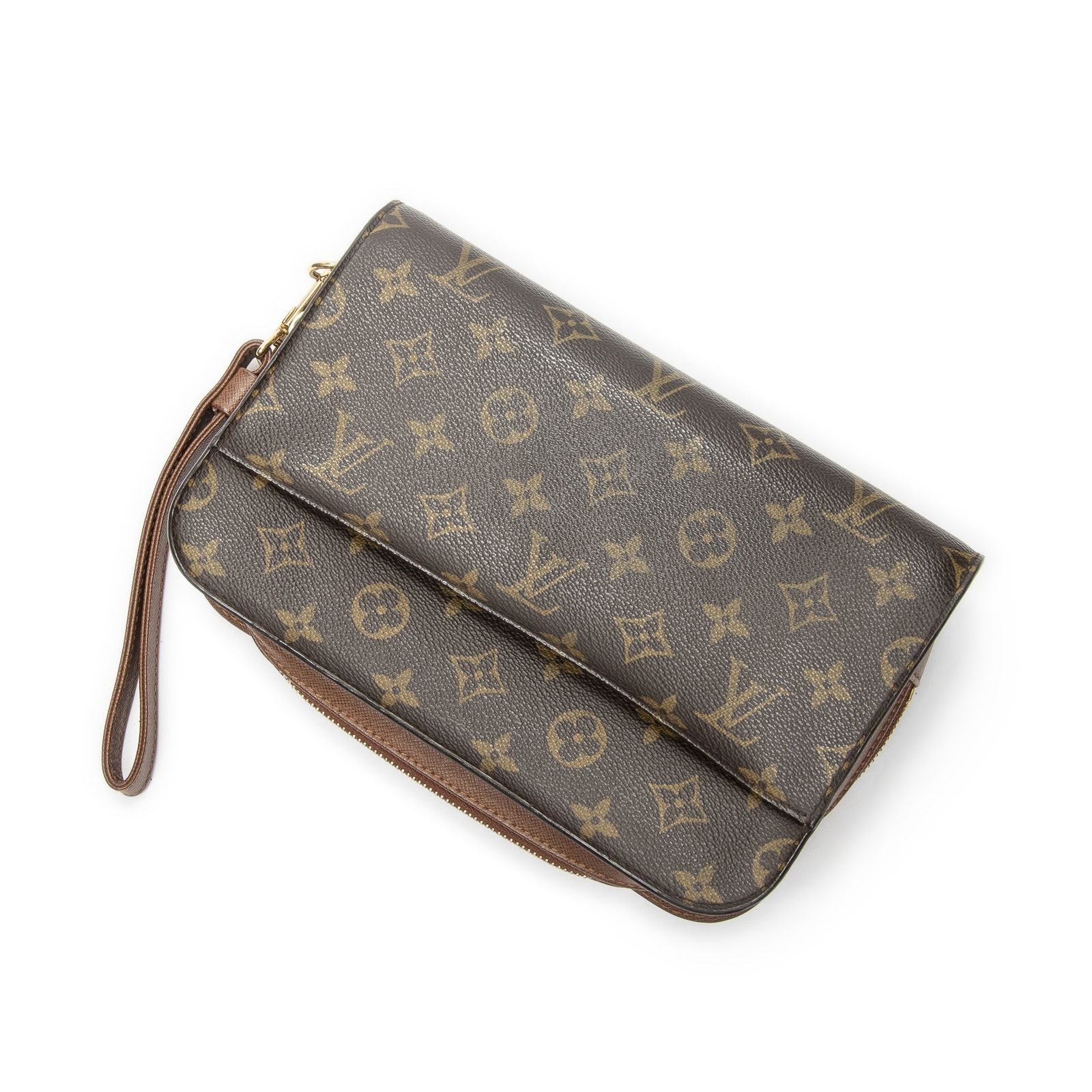 [中古] LOUIS VUITTON ルイヴィトンオルセー茶色モノグラムキャンバスA