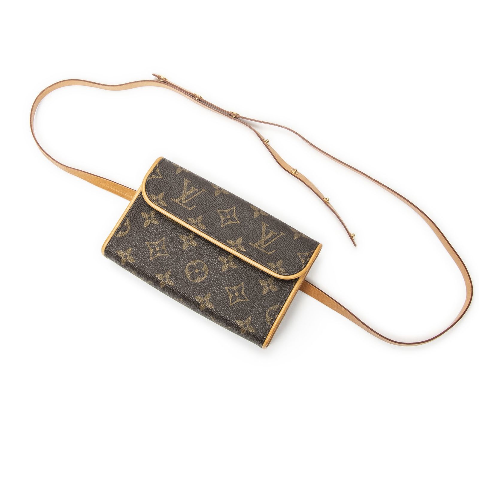 中古] LOUIS VUITTON ルイヴィトンポシェット フロランティーヌ茶色