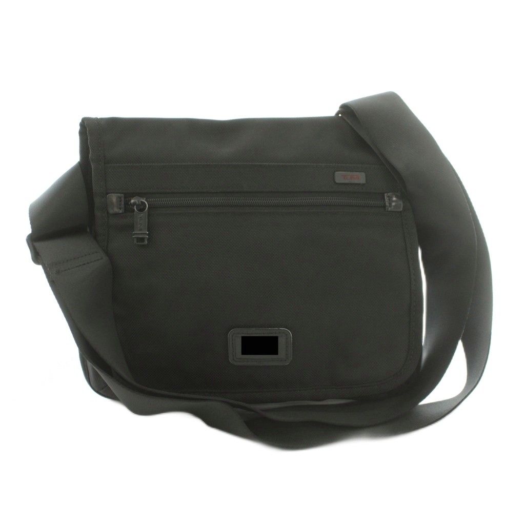 トゥミ TUMI ショルダーバッグ フラップ 黒 ブラック 22105DH /MI ■GY18