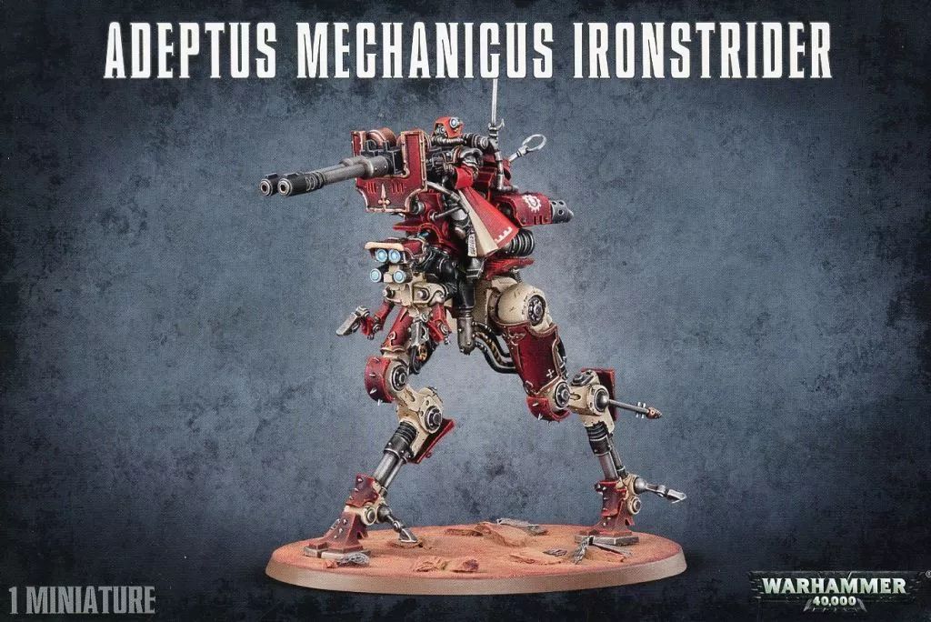 【中古】ミニチュアゲーム アデプトゥス メカニクス アイアンストゥライダー 「ウォーハンマー40000」 (Adeptus Mechanicus Ironstrider) [59-12]