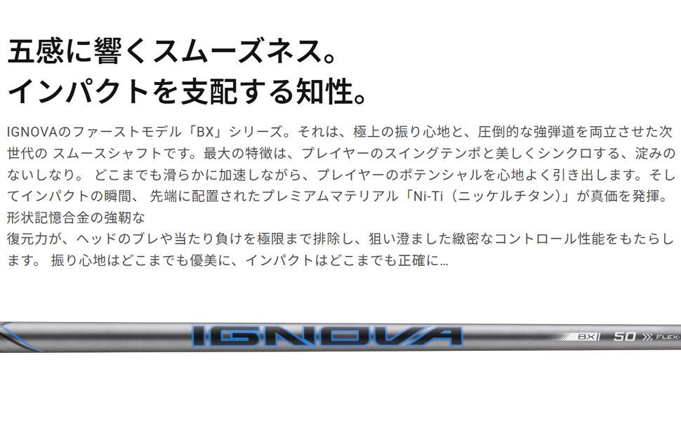 RusTick テーラーメイド スリーブ付き シャフト S-TRIXX イグノバ BX