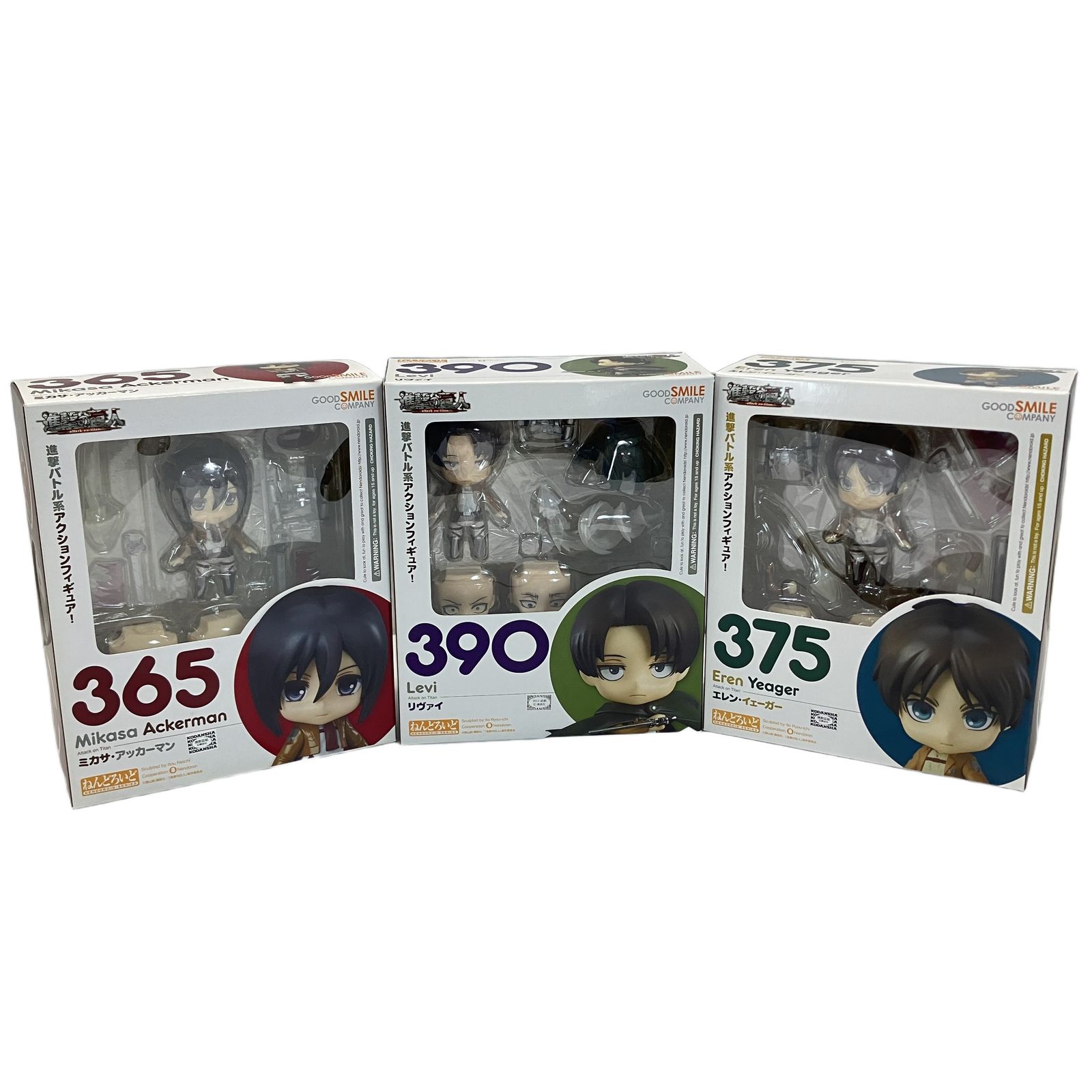 GOODSMILECOMPANY ねんどろいど 365/375/390 進撃の巨人 リヴァイ