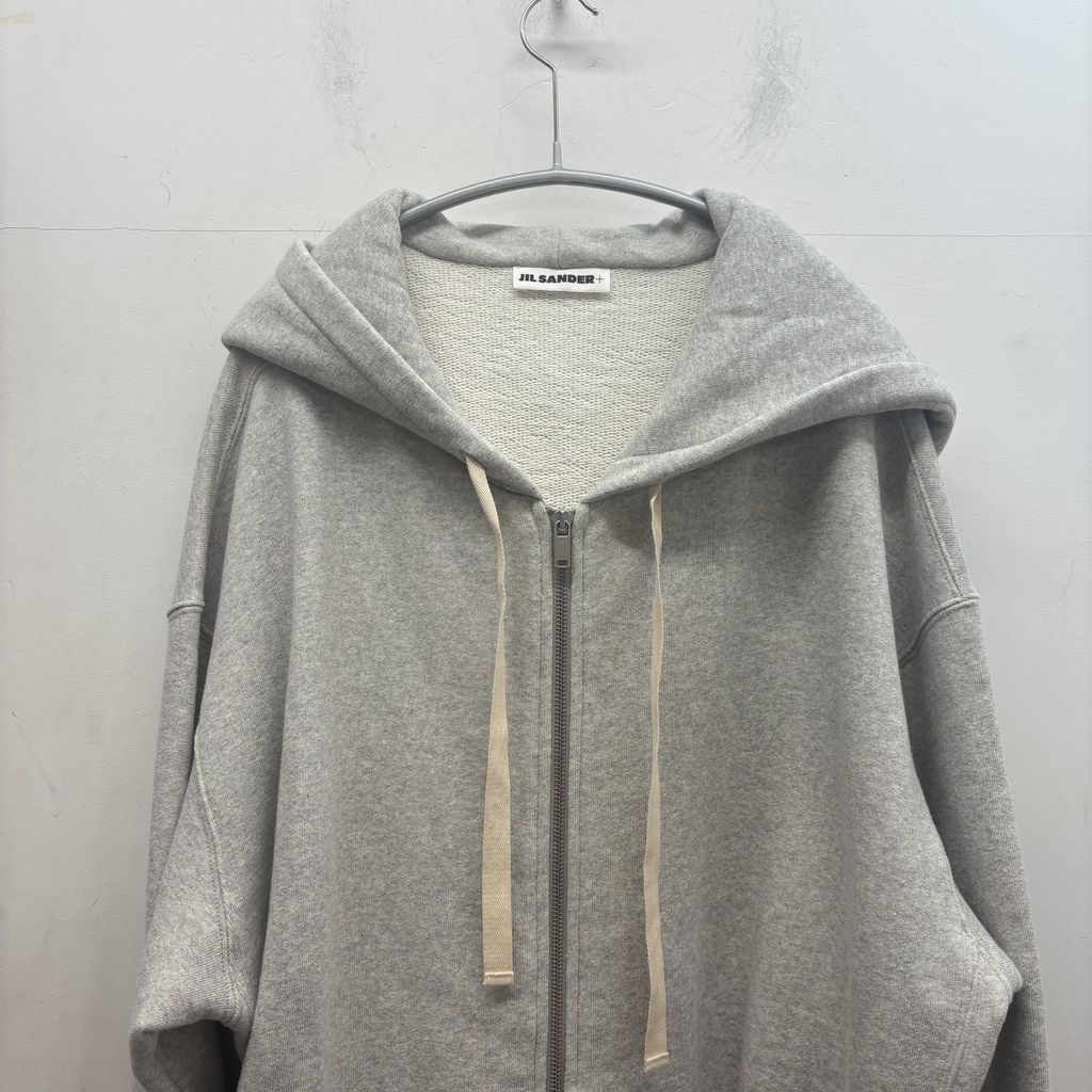 JIL SANDER ＋ ジルサンダープラス 24SS ZIPPED HOODIE フードパーカー