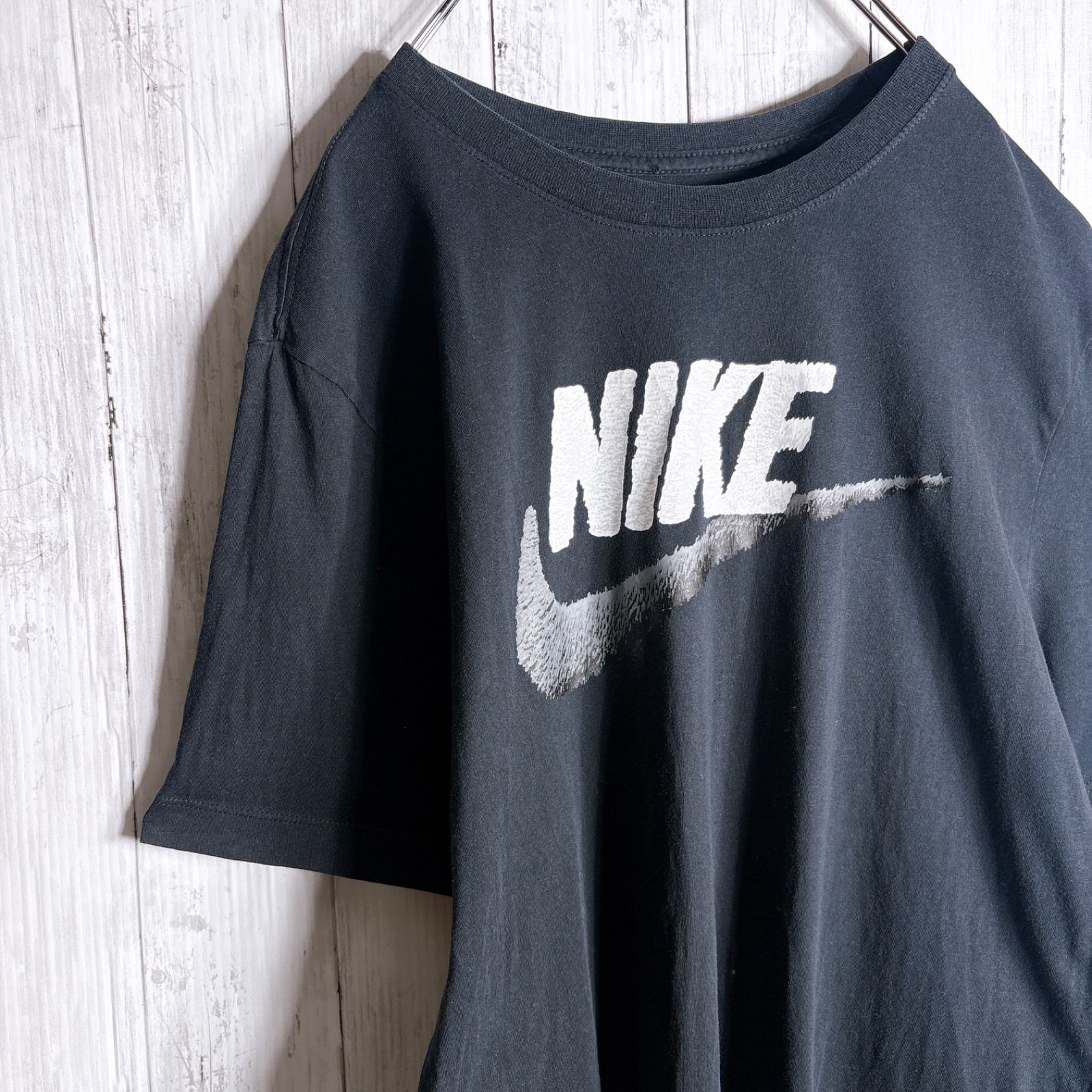 NIKE マンチェスターU 半袖ビンテージTシャツ黒 XL 古着 NIKE