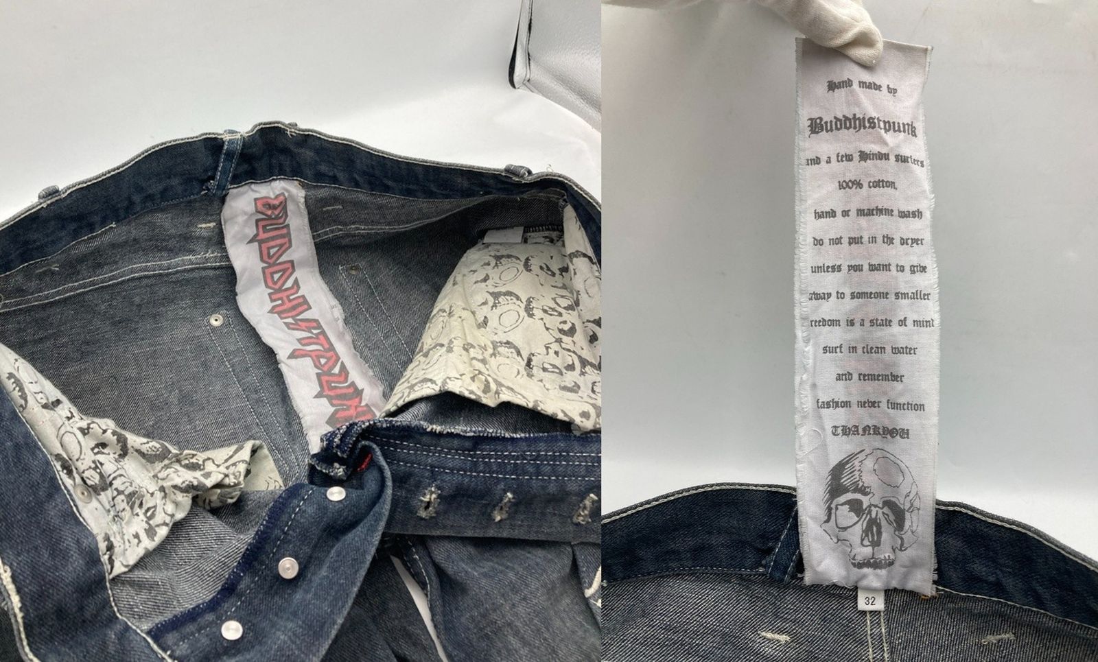 BUDDHIST PUNK(ブディストパンク) デニムパンツ サイズ32 メンズ 中古