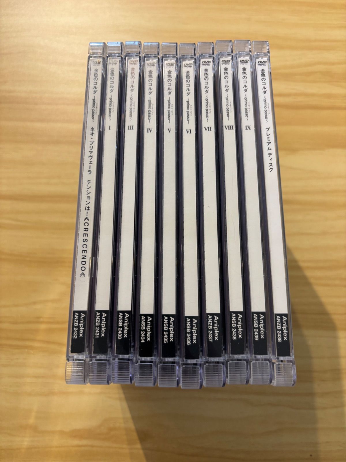 中古][DVD] 金色のコルダ 〜primo passo 〜 10点セット／(Ⅰ、Ⅲ-Ⅸ