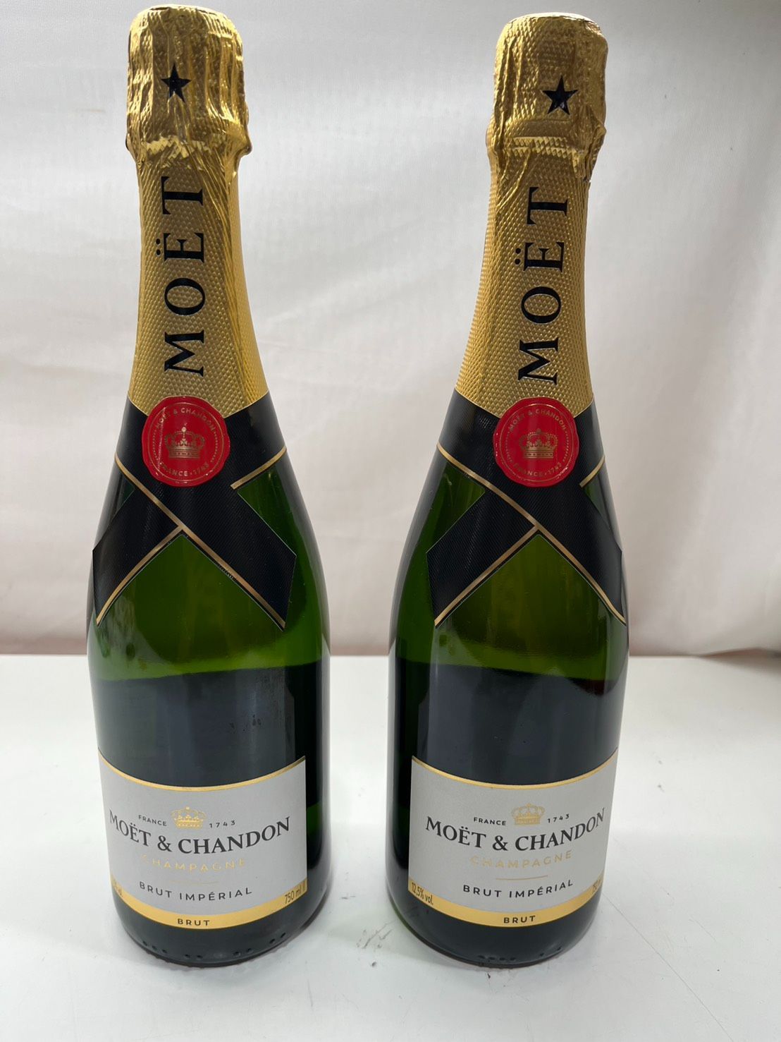 ● 2本 未開栓 MOET&CHANDON モエ・エ・シャンドン モエシャン BRUT IMPERIAL ブリュット インペリアル 750ml 12.5％ ●