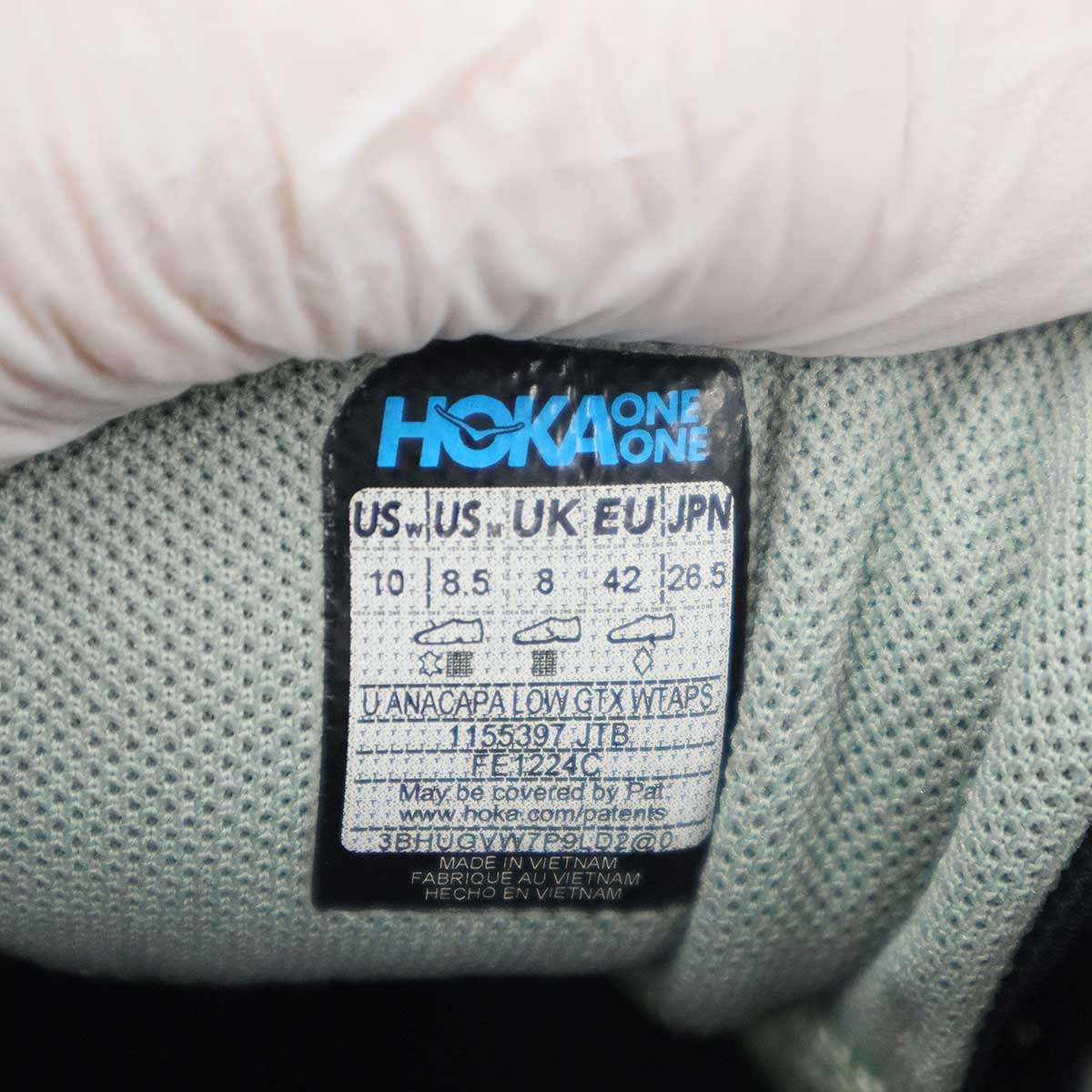 アングラHIPHOP 27枚セット WTAPS×HOKA ONE ONE ダブルタップス×ホカ オネオネ 24SS Anacapa Low