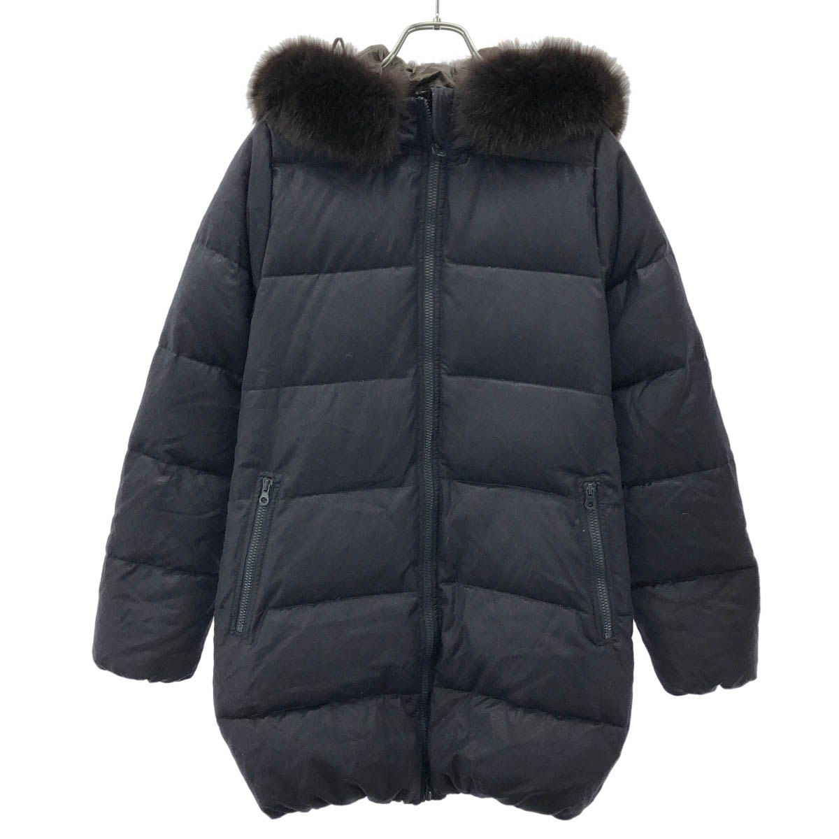 DUVETICA デュベティカ KAPPA-wool ダウンコート ネイビー 40 - メルカリ