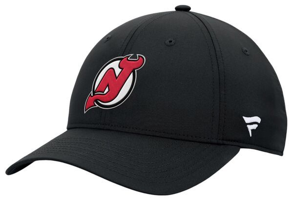ファナティクス メンズ アクセサリー 帽子 ジャージー Fanatics NHL Adult New Jersey Devils 3D Patch Black Adjustable Hat NoCol