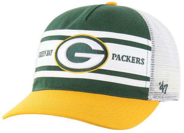 フォーティーセブン メンズ アクセサリー 帽子 47 Mens Green Bay Packersuper Stripe Hitch Dark Green Adjustable Hat NoColor