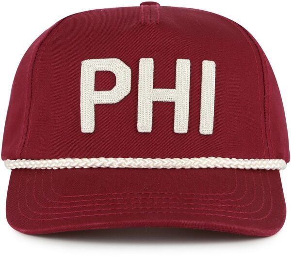 アメリカンニードル レディース アクセサリー 帽子 Americaneedle Adult Philadelphia Roscoe Maroon Snapback Adjustable Hat NoC