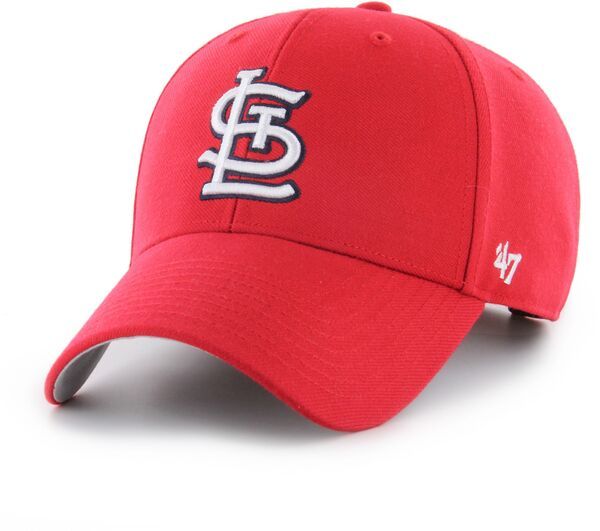 フォーティーセブン メンズ アクセサリー 帽子 47 Adult St Louis Cardinals Red MVP Adjustable Hat NoColor レッド