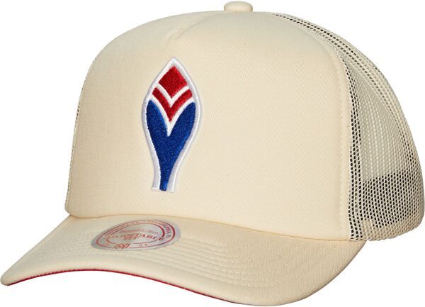 ミッチェルネス メンズ アクセサリー 帽子 Mitchell Ness Adult Atlanta Braves White Coop Evergreen Trucker Hat NoColor ホワ