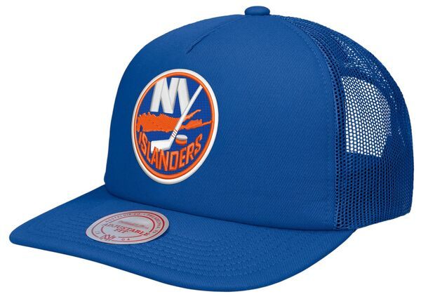 ミッチェルネス メンズ アクセサリー 帽子 Mitchell Ness Adult New York Islanders Blue Trucker Hat NoColor ブルー