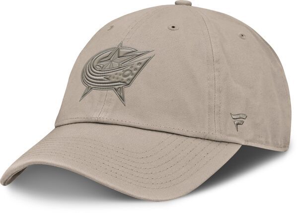 ファナティクス レディース アクセサリー 帽子 ジャケット Fanatics NHL Mens Columbus Blue Jackets Cream Unstructured Adjustable