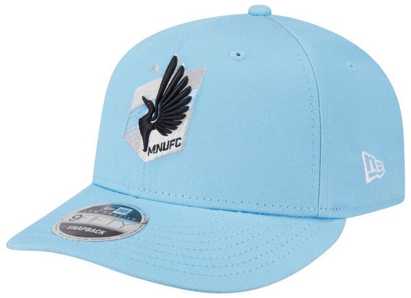 ニューエラ メンズ アクセサリー 帽子 ロゴ New Eradult Minnesota United FC 9Fifty 2024 Logo Light Blue Adjustable Hat No
