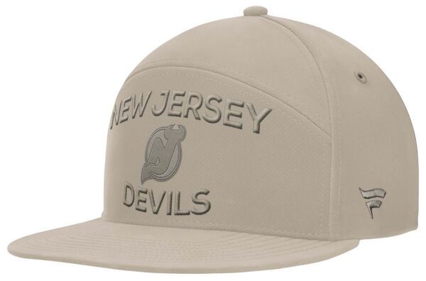 ファナティクス レディース アクセサリー 帽子 ジャージー Fanatics NHL Mens New Jersey Devils Cream Structured Adjustable Hat No