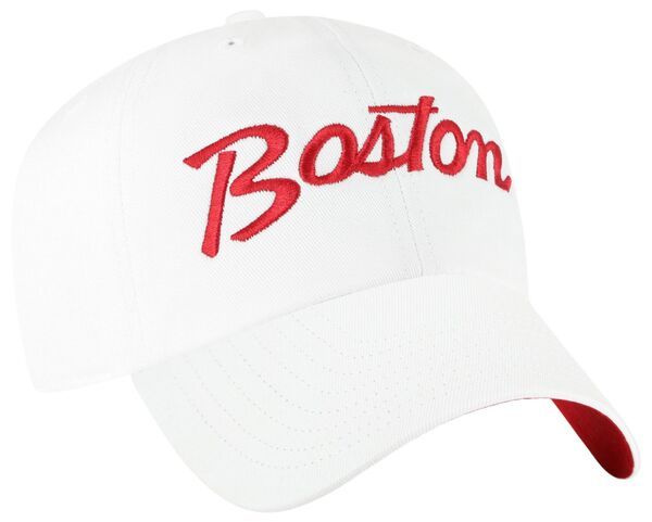 フォーティーセブン メンズ アクセサリー 帽子 47 Adult Boston Red Sox White Crosstown Clean Up Adjustable Hat NoColor ホワイト