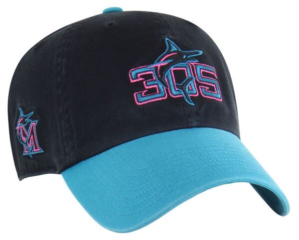フォーティーセブン メンズ アクセサリー 帽子 47 Adult Miami Marlins City Connect Clean Up Adjustable Hat NoColor