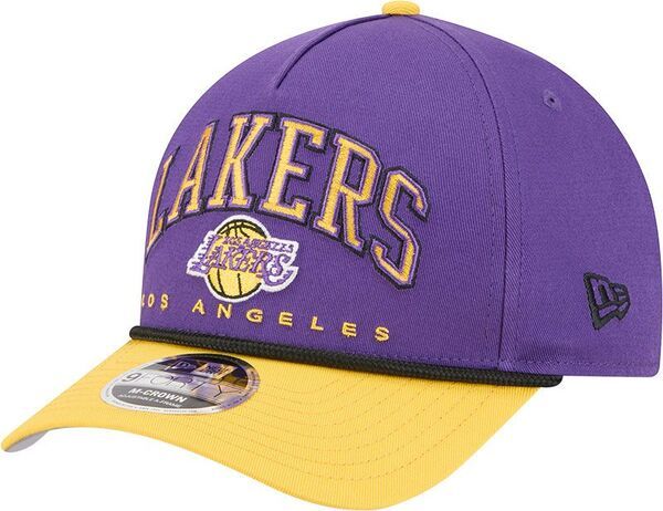 ニューエラ メンズ アクセサリー 帽子 New Eradult Los Angeles Lakers Purple Arch Rope 9Forty MCrown AFrame Adjustable