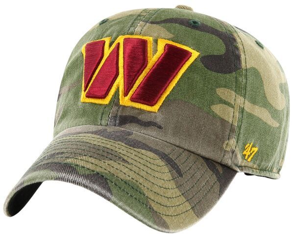 フォーティーセブン レディース アクセサリー 帽子 47 Mens Washington Commanders Camo Clean Up Adjustable Hat NoColor