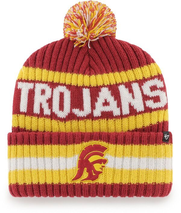 フォーティーセブン レディース アクセサリー 帽子 ニット 47 Adult USC Trojans Trojan Red Bering Knit Beanie NoColor レッド