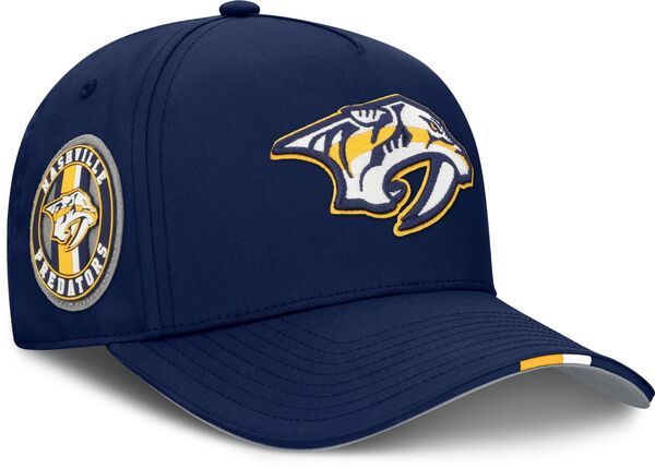 ファナティクス レディース アクセサリー 帽子 Fanatics NHL Adult Nashville Predators Navy 2025 Draft Podium Adjustable Hat