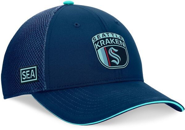 ファナティクス メンズ アクセサリー 帽子 Fanatics NHL Adult Seattle Kraken 20242025 Draft Navy Trucker Hat NoColor ネイビー