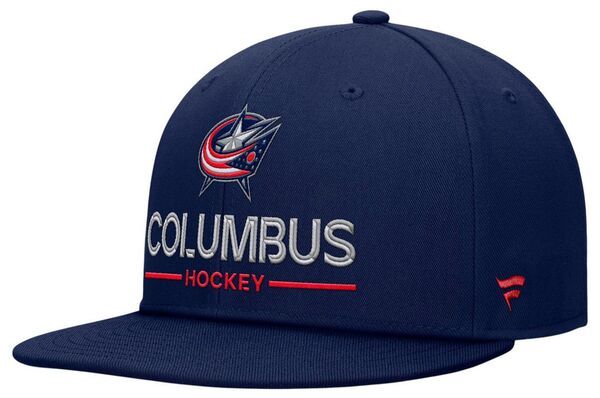 ファナティクス レディース アクセサリー 帽子 ジャケット Fanatics NHL Adult Columbus Blue Jackets Navy Structured Adjustable Ha