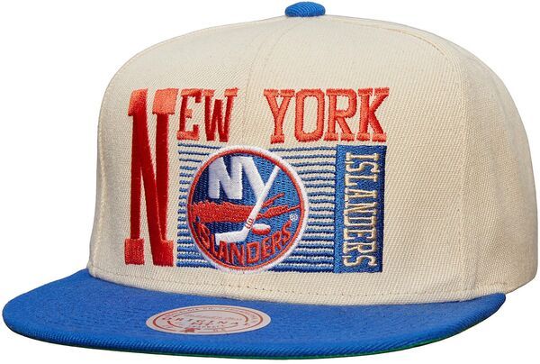 ミッチェルネス メンズ アクセサリー 帽子 Mitchell Ness Adult New York Islanderspeed Zone Off White Snapback Hat NoColor