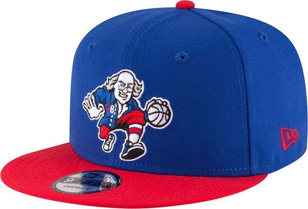 ニューエラ メンズ アクセサリー 帽子 New Era Mens Philadelphia 76ers Blue 9Fifty Adjustable Hat NoColor ブルー