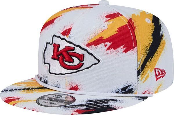 ニューエラ メンズ アクセサリー 帽子 New Eradult Kansas City Chiefs Paint Red 9fifty Adjustable Hat NoColor レッド