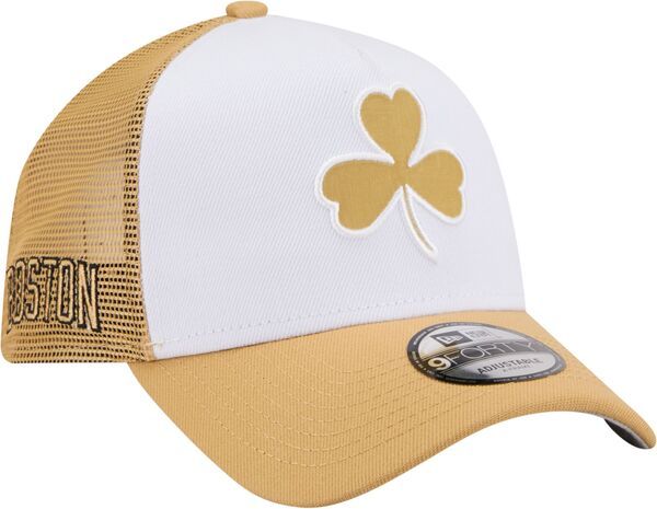 ニューエラ レディース アクセサリー 帽子 ロゴ New Eradult 202526 City Edition Boston Celtics 9Forty Logo Trucker Hat NoCo