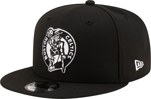 ニューエラ メンズ アクセサリー 帽子 ロゴ New Eradult Boston Celtics Black Logo 9Fifty Adjustable Hat NoColor ブラック