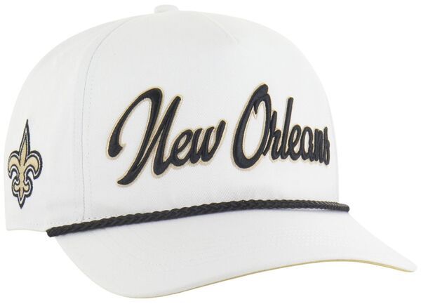 フォーティーセブン レディース アクセサリー 帽子 47 Adult New Orleansaints White Overhand Hitch Adjustable Hat NoColor ホワイト