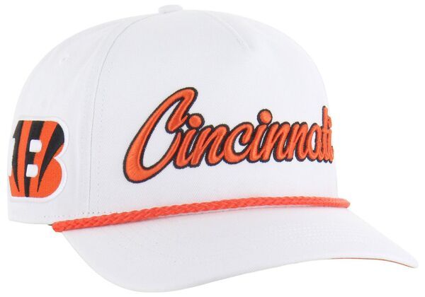 フォーティーセブン レディース アクセサリー 帽子 47 Adult Cincinnati Bengals White Overhand Hitch Adjustable Hat NoColor ホワ