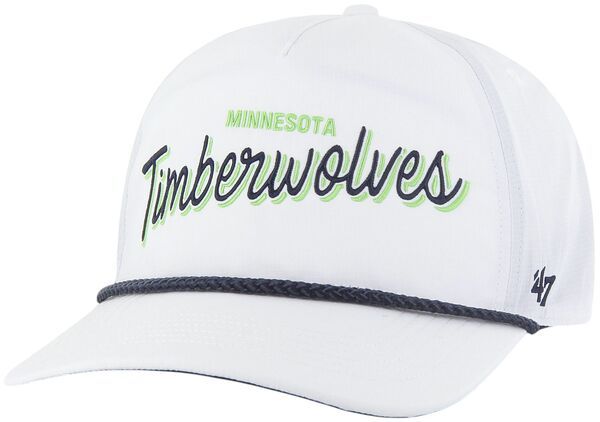フォーティーセブン メンズ アクセサリー 帽子 リラックスフィット 47 Adult Minnesota Timberwolves White Wordmark Brrr Fairway Relaxe