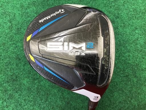 【中古】 テーラーメイド SIM2 MAX 3W フェアウェイウッド FW TENSEI BLUE TM50(SIM2 FW) (フレックスSR) メンズ 男性用 右利き 右用 Dランク ゴルフクラブ