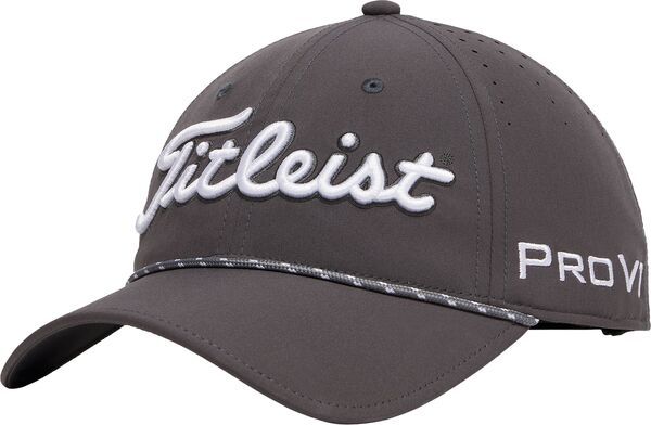タイトリスト メンズ アクセサリー 帽子 Titleist Mens Tour Breezer Golf Hat CharcoalWhite ホワイト