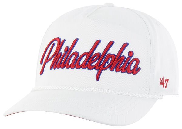 フォーティーセブン レディース アクセサリー 帽子 47 Adult Philadelphia Phillies White Overhand Hitch Adjustable Hat NoColor