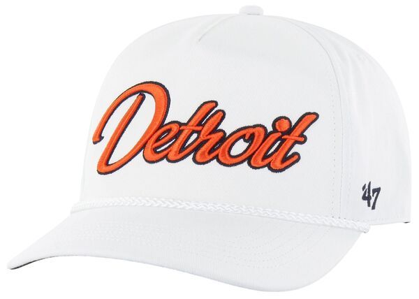 フォーティーセブン メンズ アクセサリー 帽子 47 Adult Detroitigers White Overhand Hitch Adjustable Hat NoColor ホワイト