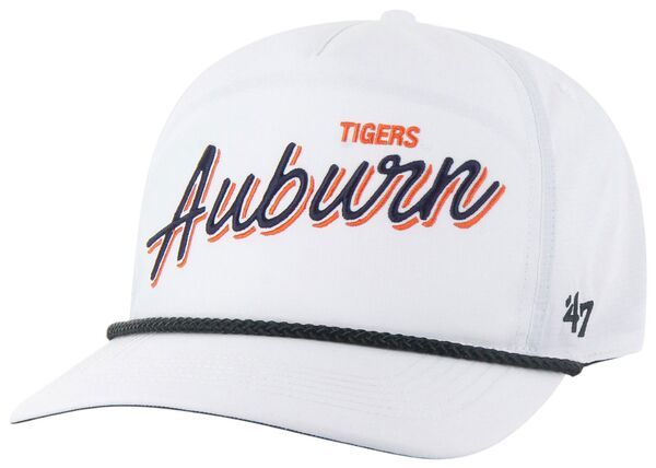 フォーティーセブン レディース アクセサリー 帽子 47 Adult Auburn Tigers White Brr Fairway Hitch Adjustable Hat NoColor ホワイト