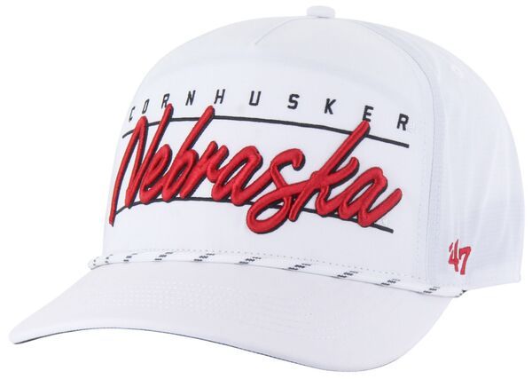 フォーティーセブン レディース アクセサリー 帽子 47 Adult Nebraska Cornhuskers White Condor Hitch Adjustable Hat NoColor ホワ