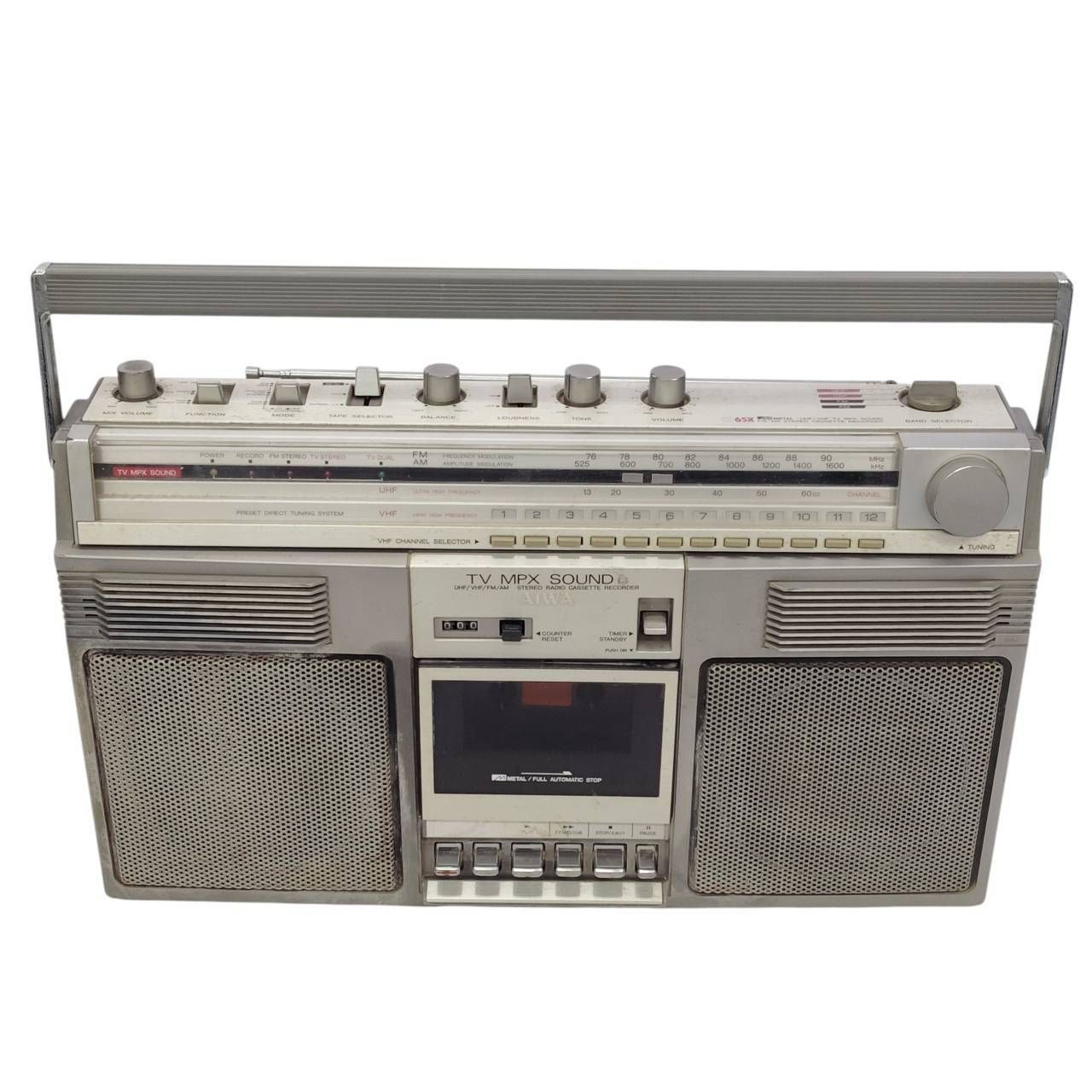 難あり】アイワ AIWA CS-65X ステレオラジカセ 本体のみ 動作未確認