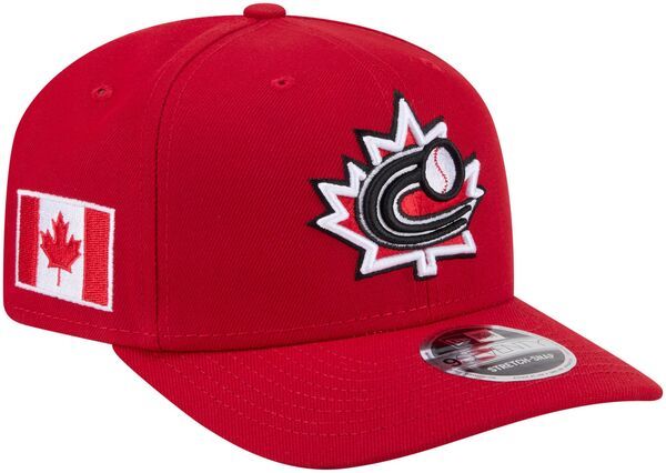 ニューエラ メンズ アクセサリー 帽子 ロゴ New Eradult World Baseball Classic 2026 Canada Logo 9Seventy Adjustable Hat N